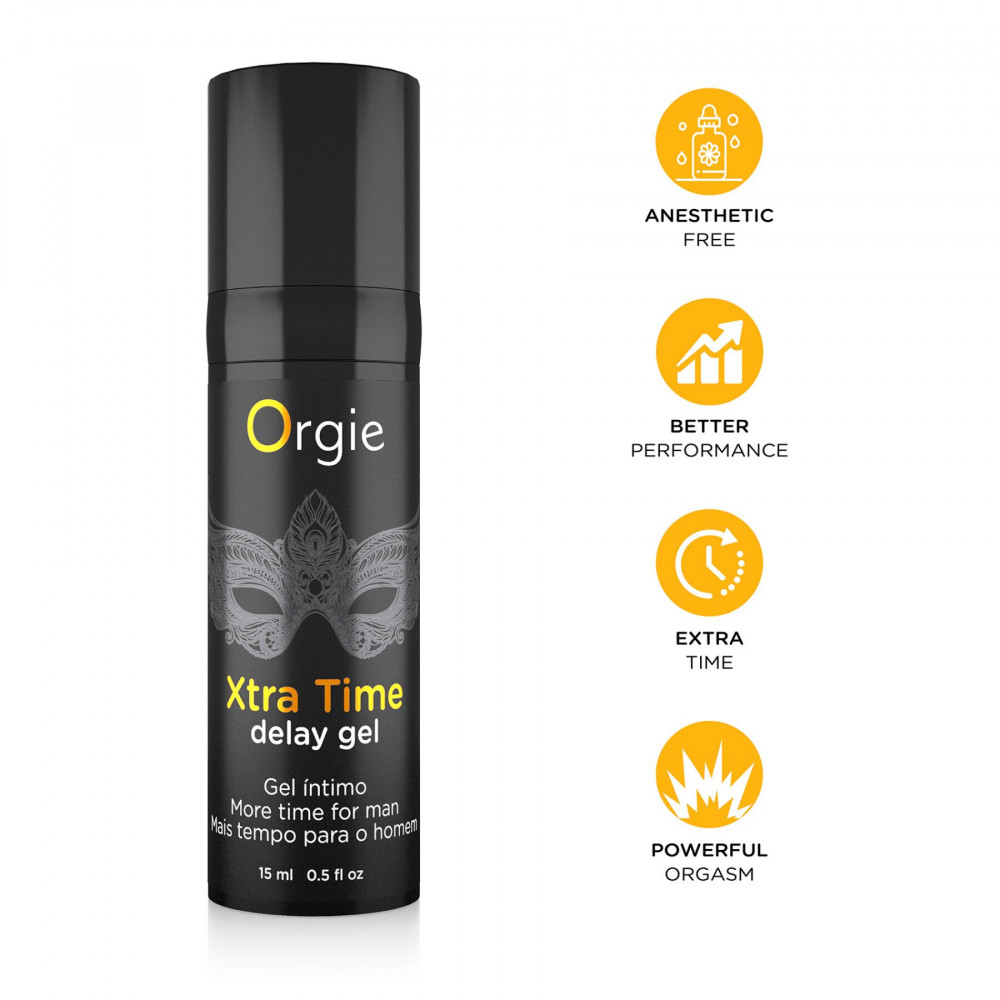 Лубриканты - Гель-пролонгатор Orgie Xtra Time Delay Gel, 15 мл (мятая упаковка!!!) 2
