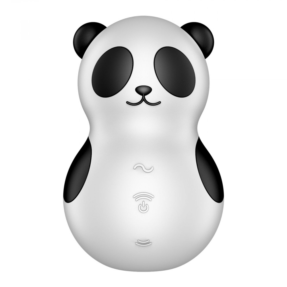 Вибраторы вакуумные - Вакуумный стимулятор с вибрацией Satisfyer Pocket Panda 1