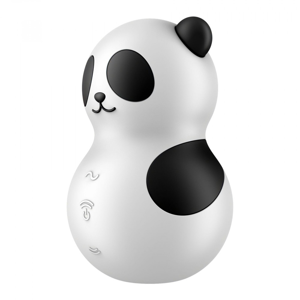 Вибраторы вакуумные - Вакуумный стимулятор с вибрацией Satisfyer Pocket Panda 2