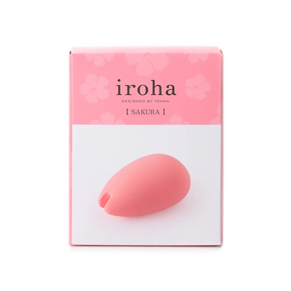 Клиторальный вибратор - Вибратор для клитора Iroha Sakura v.2 Tenga, медицинский силикон, розовый 1
