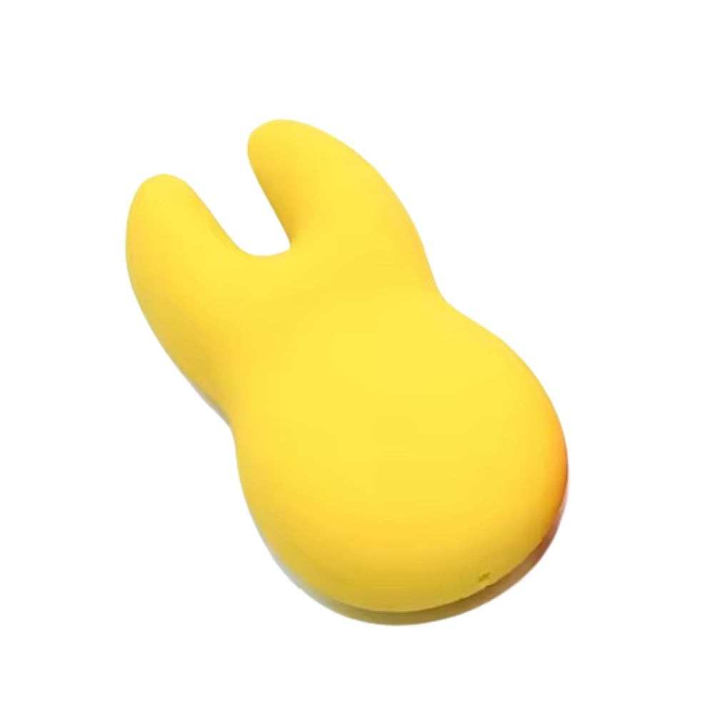Секс игрушки - Вибратор для клитора с раздвоенным кончиком Sweet Em Velvet Lure, желтый