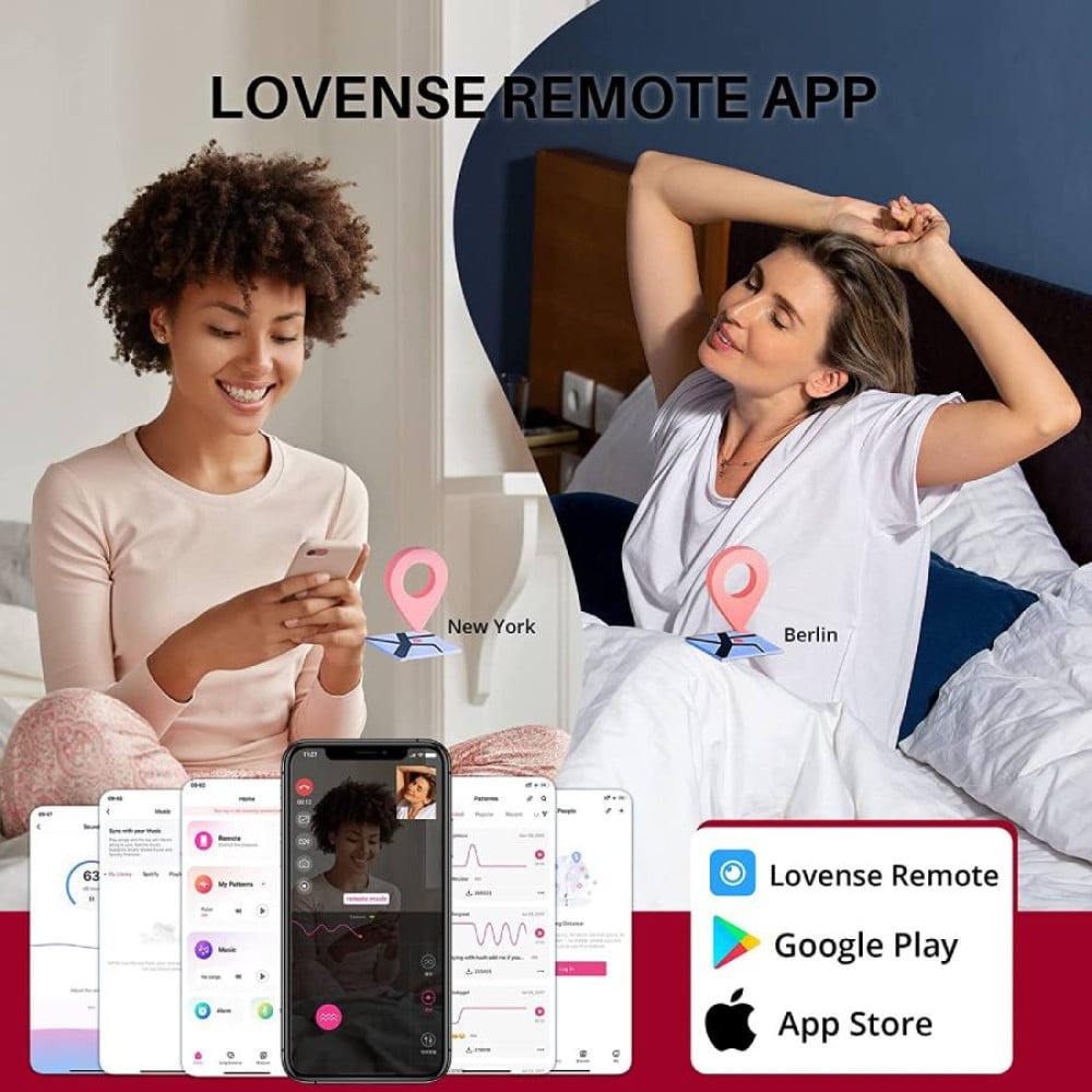 Секс игрушки - Вибратор-помада Lovense Exomoon красно-черная 8
