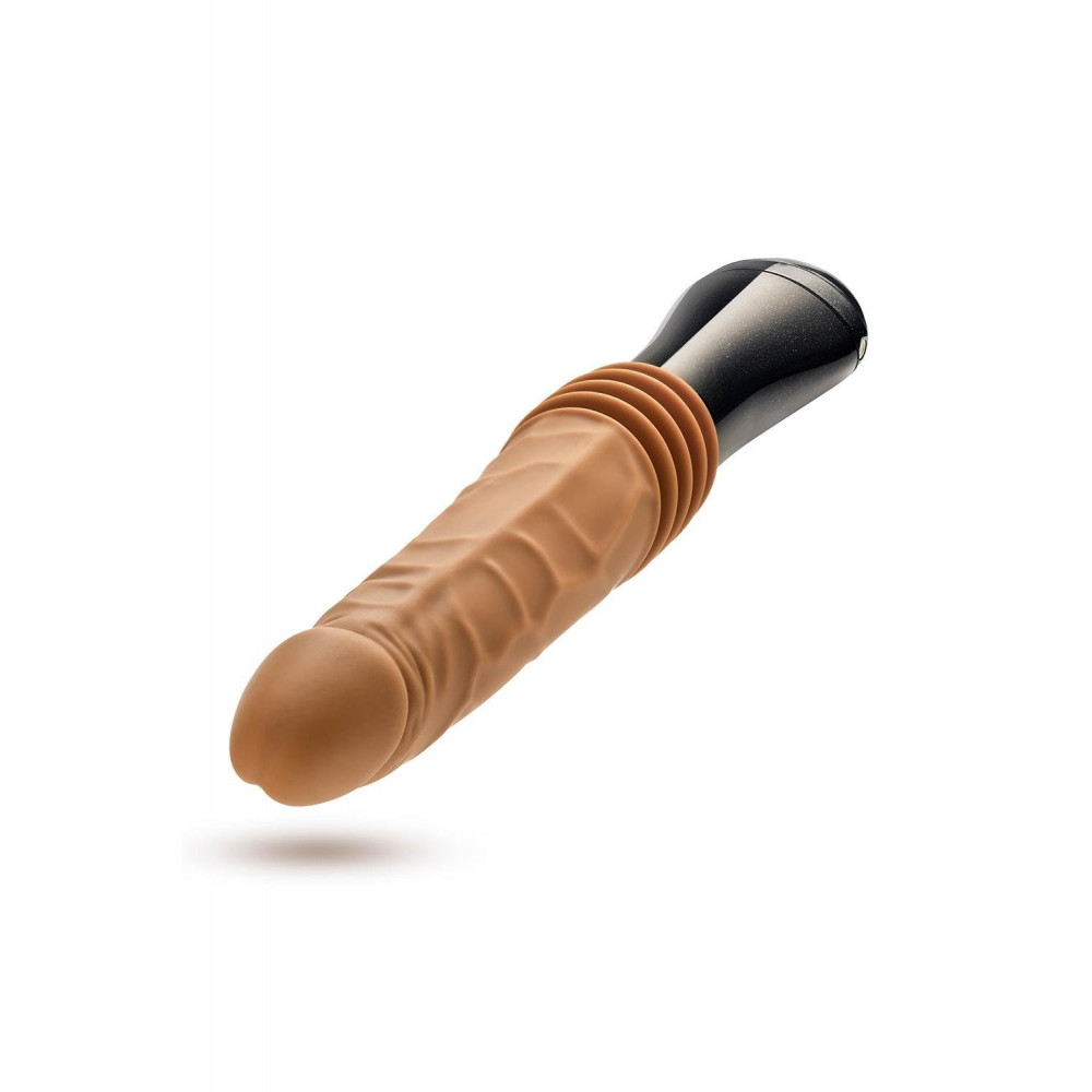 Секс игрушки - Вибратор реалистичный Blush Dr. Skin Dr.Arthur с фрикциями из киберкожи, бежевый 3