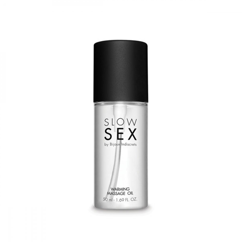 Массажные масла - Разогревающее съедобное массажное масло WARMING MASSAGE OIL Slow Sex  Bijoux Indiscrets (Испания) 1
