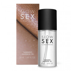 Разогревающее съедобное массажное масло WARMING MASSAGE OIL Slow Sex  Bijoux Indiscrets (Испания)