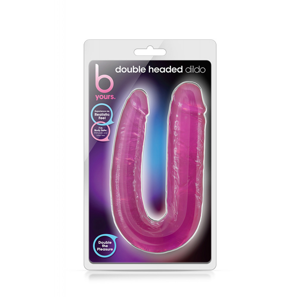 Секс игрушки - Двойной фаллоимитатор B YOURS DOUBLE HEADED DILDO PINK 1