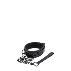 Ошейник с поводком SINFUL BLACK COLLAR