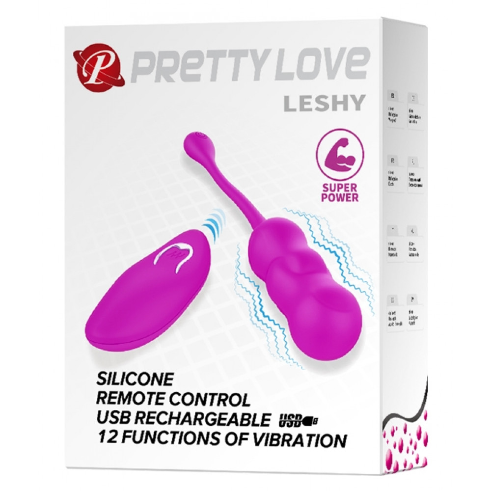 Вибратор - Виброяйцо с дистанционным управлением PrettyLove - Leshy, BI-014868W 1