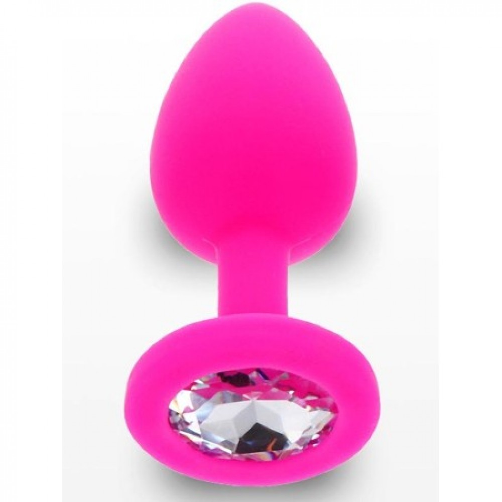 Секс игрушки - Анальная пробка розовая маленькая Diamond Booty Jewel Toy Joy 1