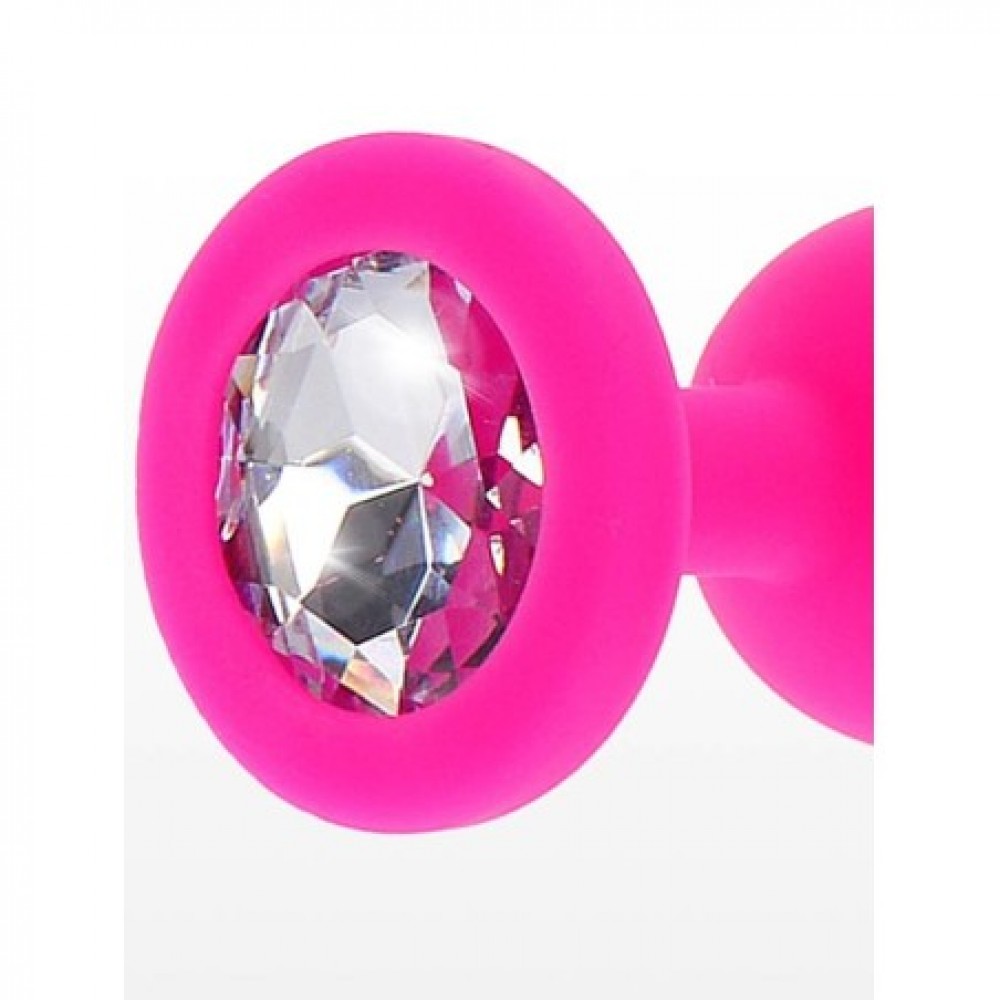 Секс игрушки - Анальная пробка розовая маленькая Diamond Booty Jewel Toy Joy 2