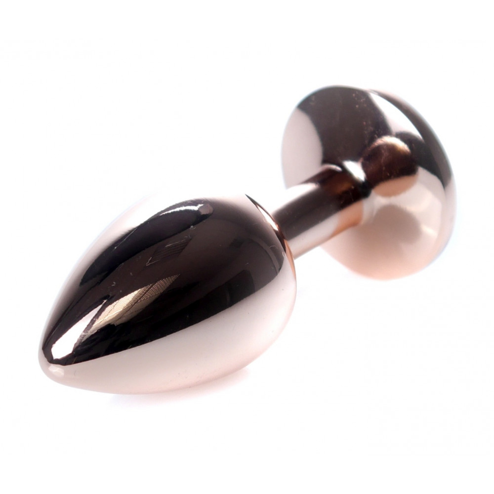 Анальные игрушки - Анальная пробка Boss Series - Jewellery Red Gold PLUG Light Blue S, BS6400113 5