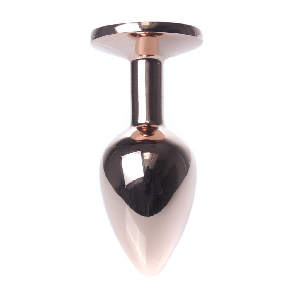 Анальные игрушки - Анальная пробка Boss Series - Jewellery Red Gold PLUG Light Blue S, BS6400113 3