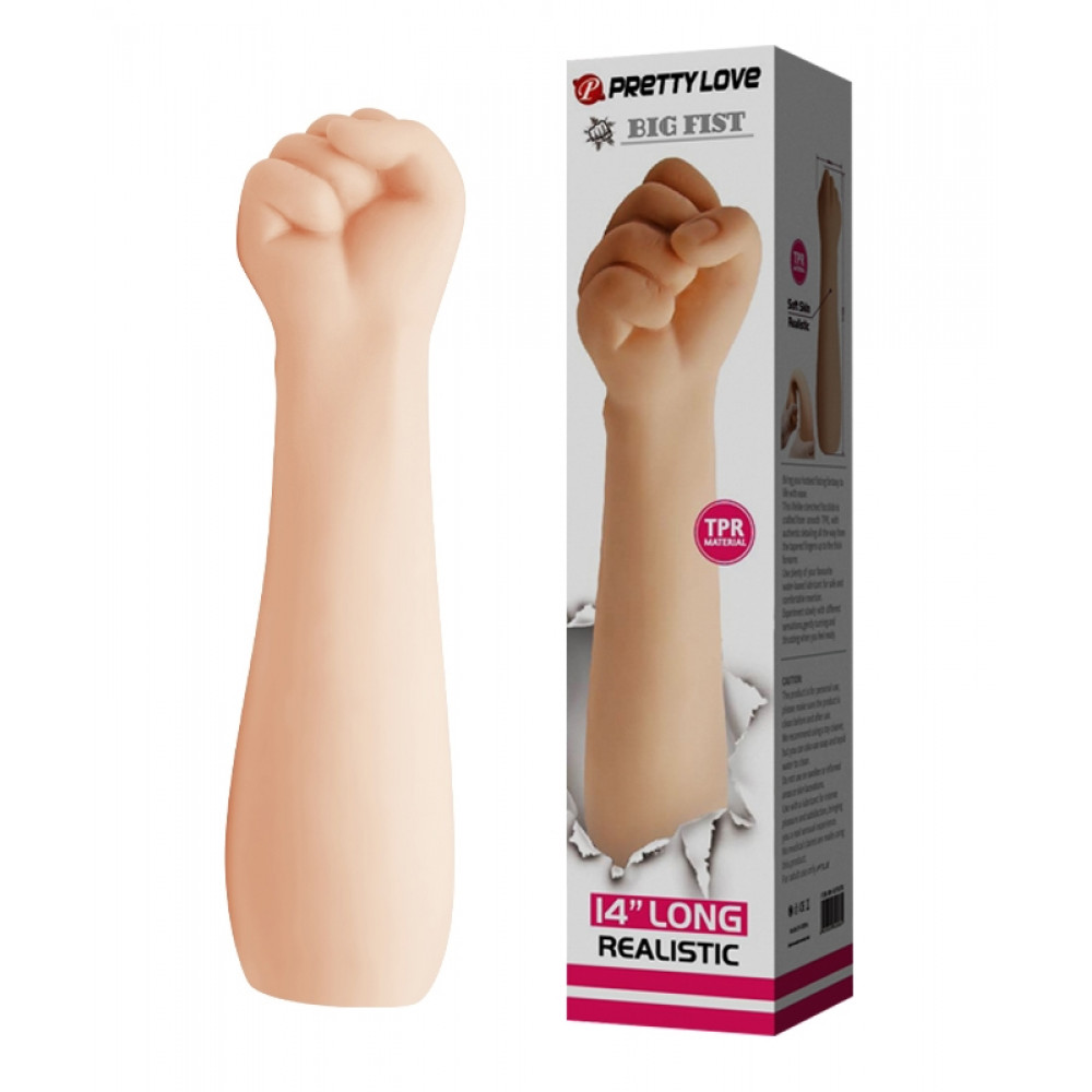 Фаллоимитатор - Фаллоимитатор для фистинга в виде руки - Big Fist 14'' Long Realistic, BW-007037R