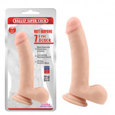 Фаллоимитатор с яичками Chisе Ballsy Super Cock на присоске, бежевый