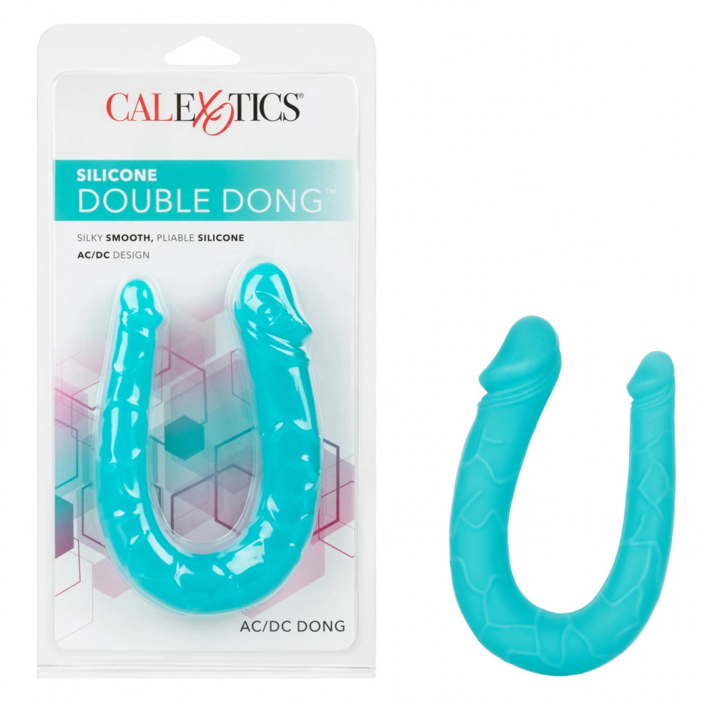 Секс игрушки - Фаллоимитатор двойной реалистичный California Exotic Novelties, бирюзовый 2