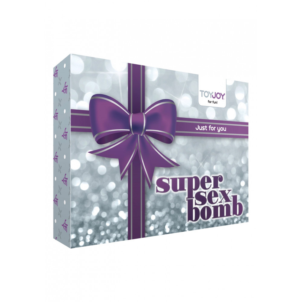 Секс игрушки - Набор БДСМ секс игрушек Toy Joy Super Sex Bomb, 9 предметов, фиолетовый 1