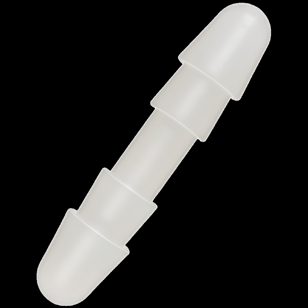 Двухсторонние фаллоимитаторы - Фаллоимитатор двойной Doc Johnson The D - Double D - 16 Inch - ULTRASKYN, диаметр 4,4см, Vack-U-Lock 2