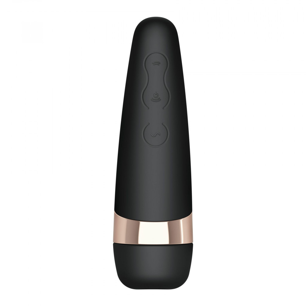 Вибраторы вакуумные - Вакуумный клиторальный стимулятор Satisfyer Pro 3+ Vibration с вибрацией и очень мягким кончиком
