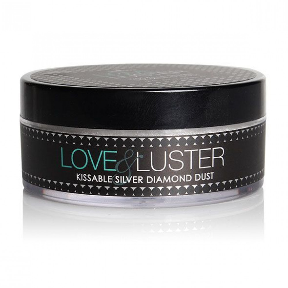Интимная косметика - Мерцающая пудра для тела Sensuva - Love & Luster Kissable Diamond Dust (50 мл) съедобная, без сахара