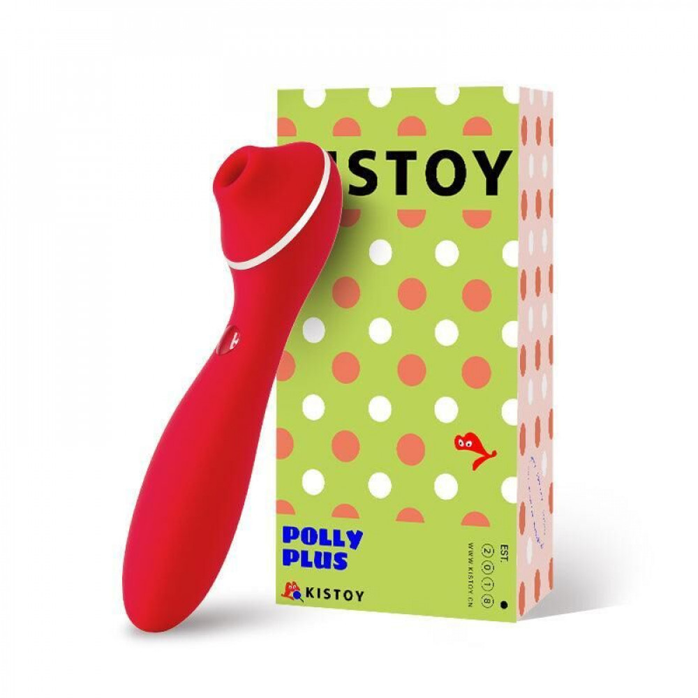 Вибраторы вакуумные - Вакуумный вибратор KISTOY Polly Plus Red 2