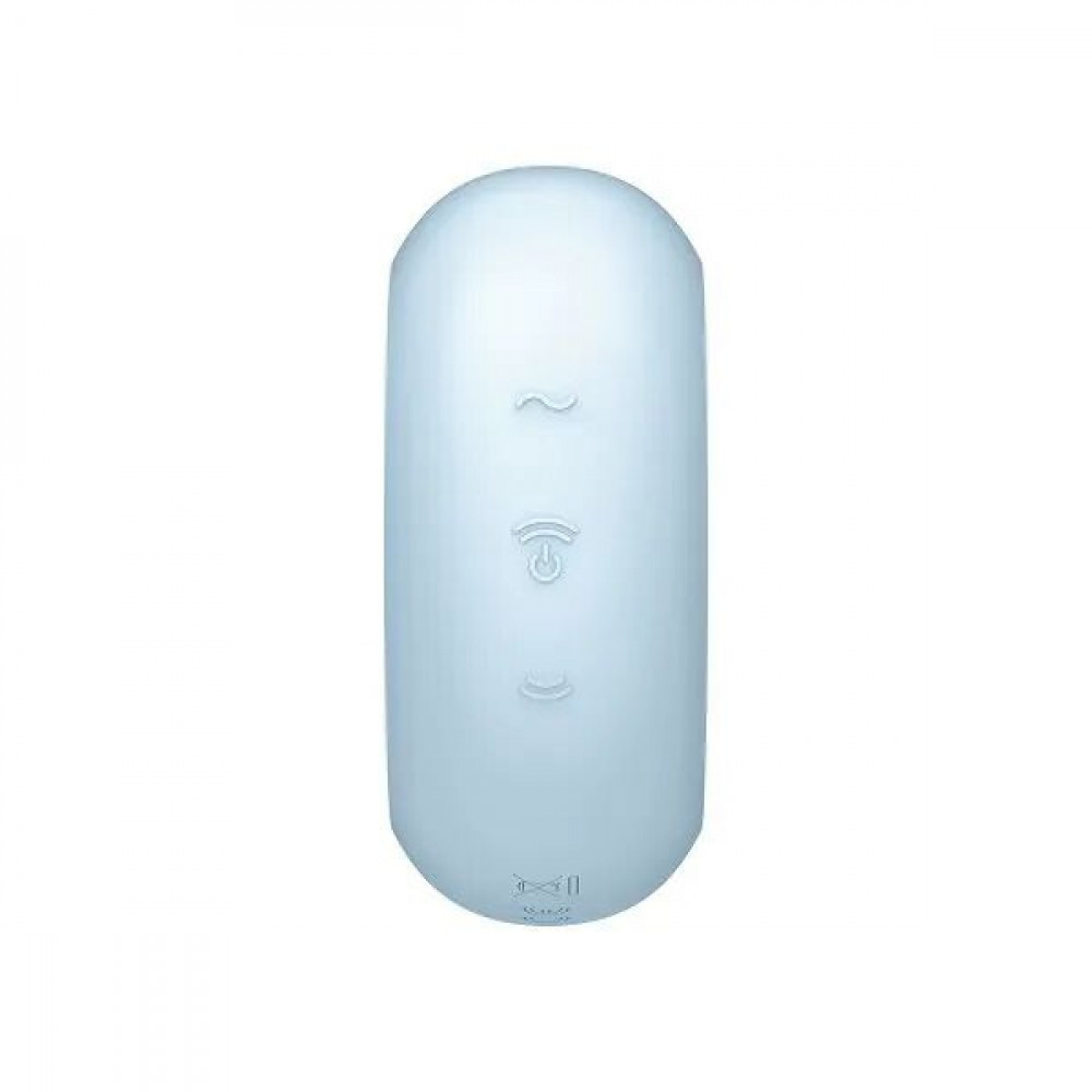 Вибраторы вакуумные - Вакуумный стимулятор с вибрацией Satisfyer Pro To Go 3 Blue 3
