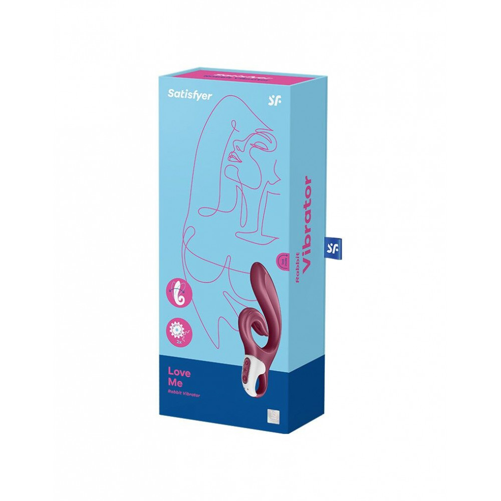 Вибратор-кролик - Вибратор-кролик Satisfyer Love Me Red 1