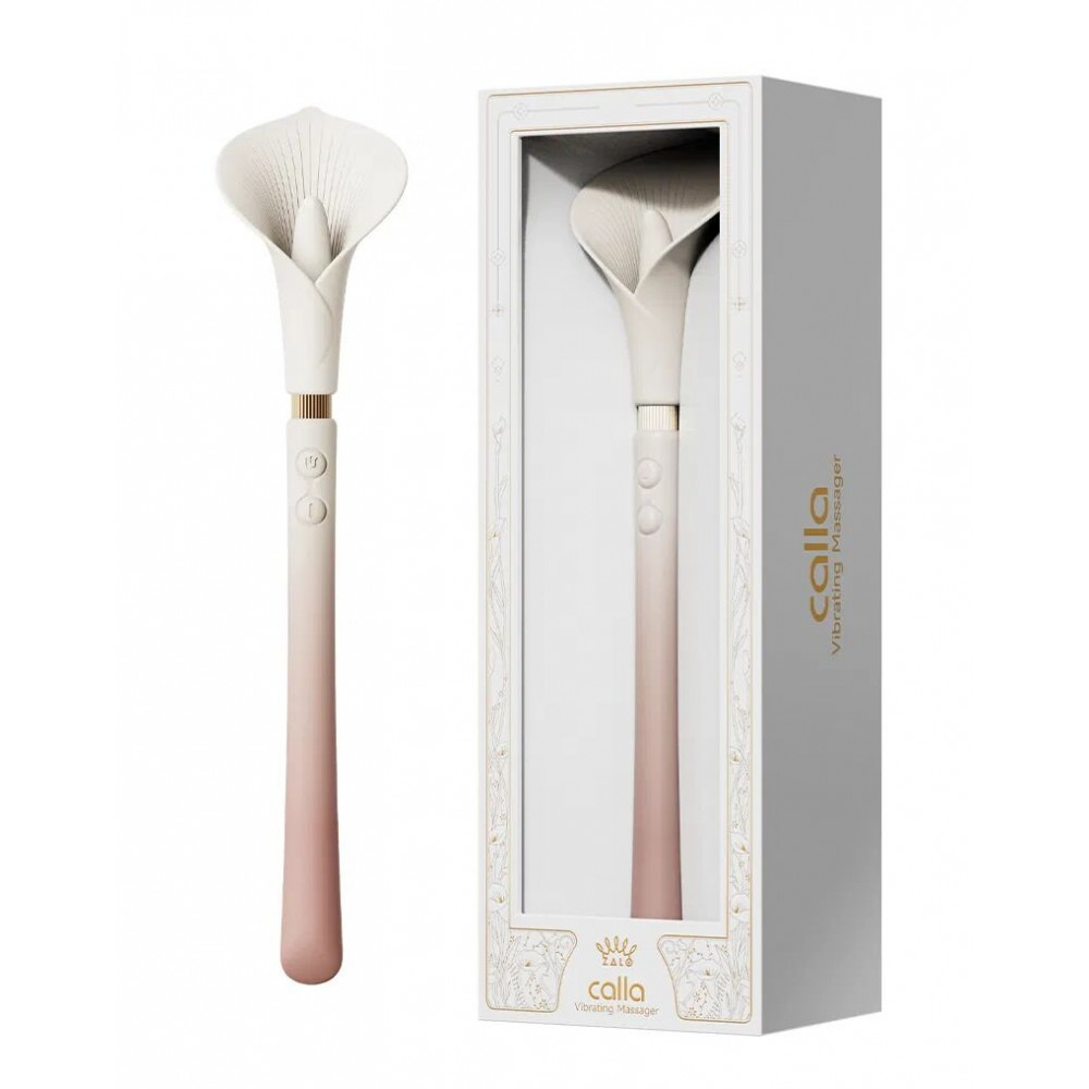 Вибромассажеры - Вибромассажер Zalo — Calla Blossom Pink 7