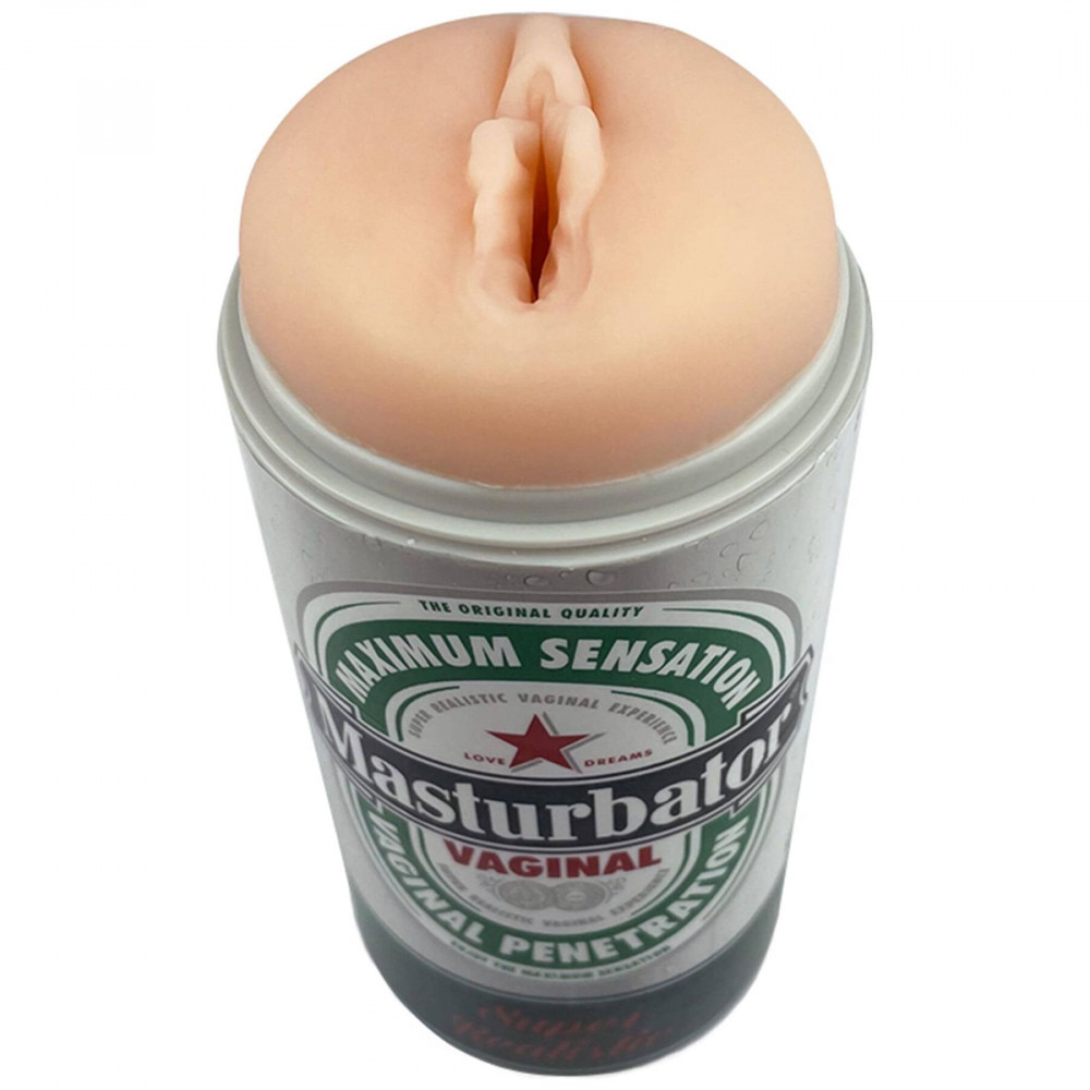 Мастурбаторы вагины - Мастурбатор-вагина Alive Heineken Vagina II в виде банки пива 1