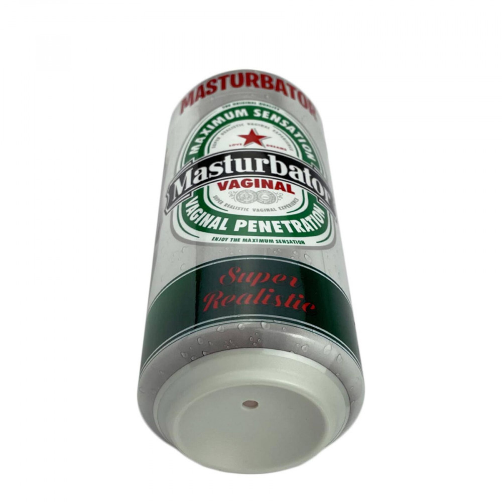 Мастурбаторы вагины - Мастурбатор-вагина Alive Heineken Vagina II в виде банки пива 4
