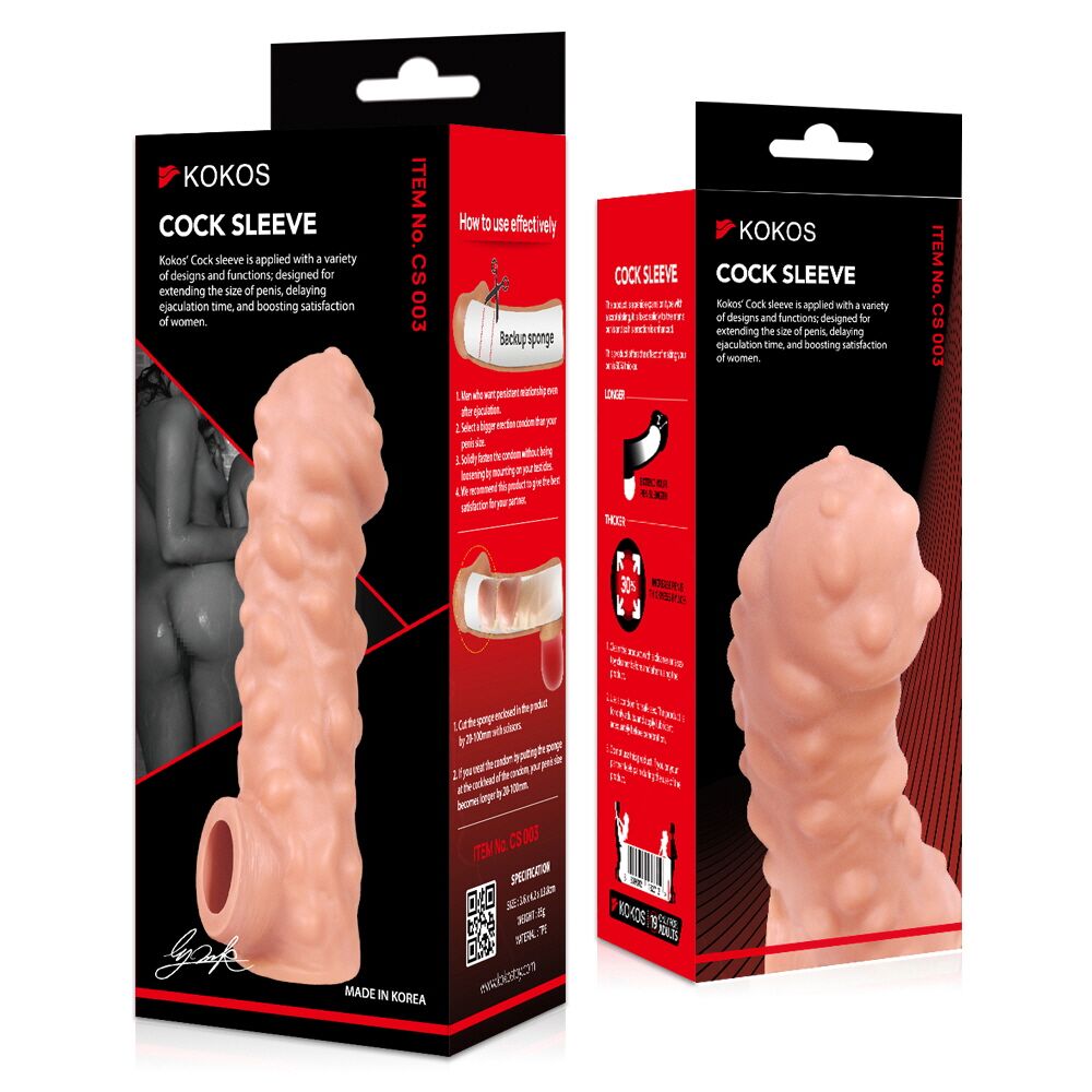 Насадки на член - Насадка на член Kokos Cock Sleeve CS 003 M 3