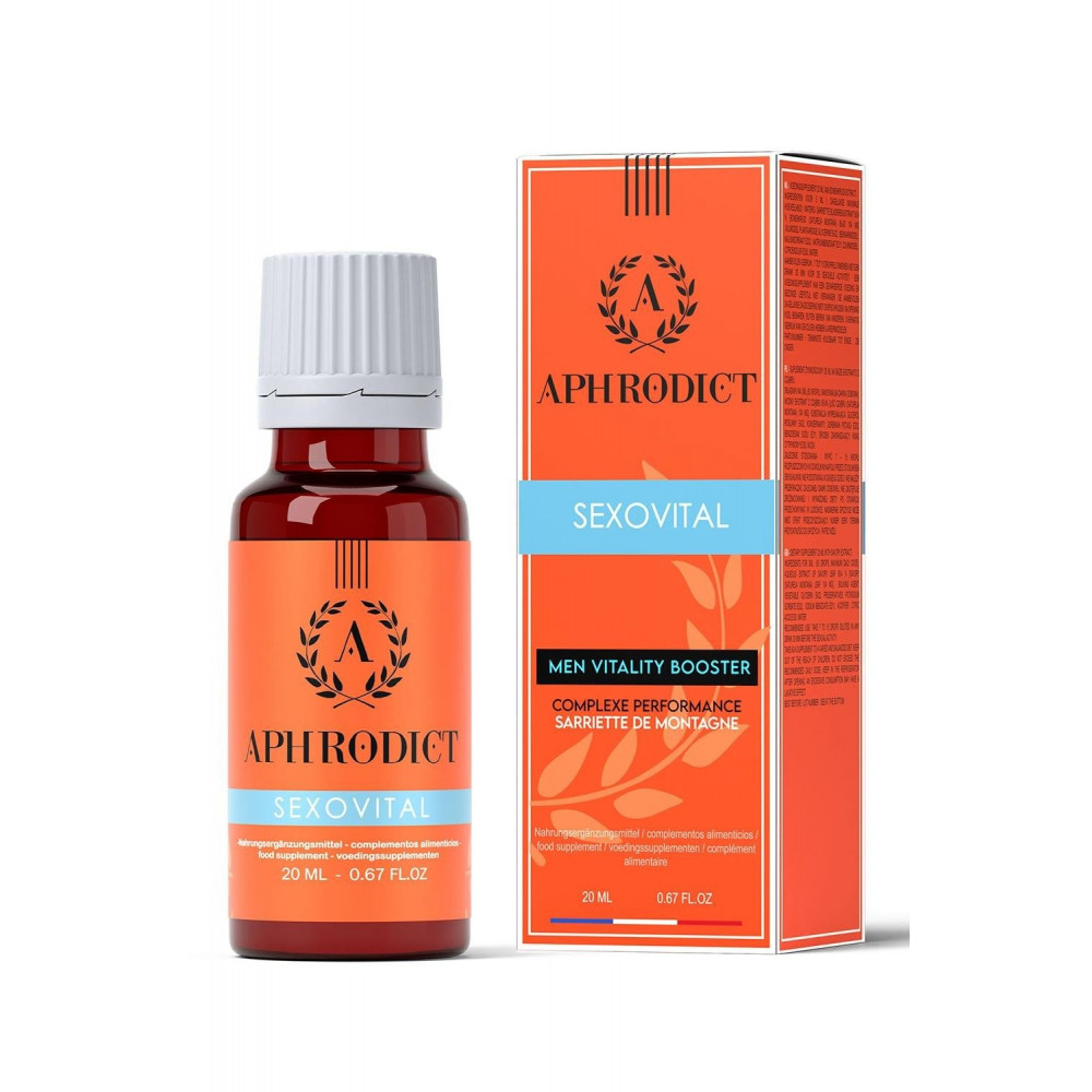 Лубриканты - Усилитель ощущений и ускоритель оргазмов Ruf Aphrodict Sexo Vital универсальный, 20 мл