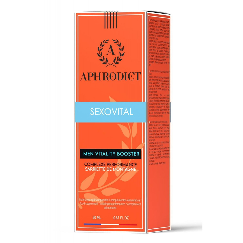 Лубриканты - Усилитель ощущений и ускоритель оргазмов Ruf Aphrodict Sexo Vital универсальный, 20 мл 2