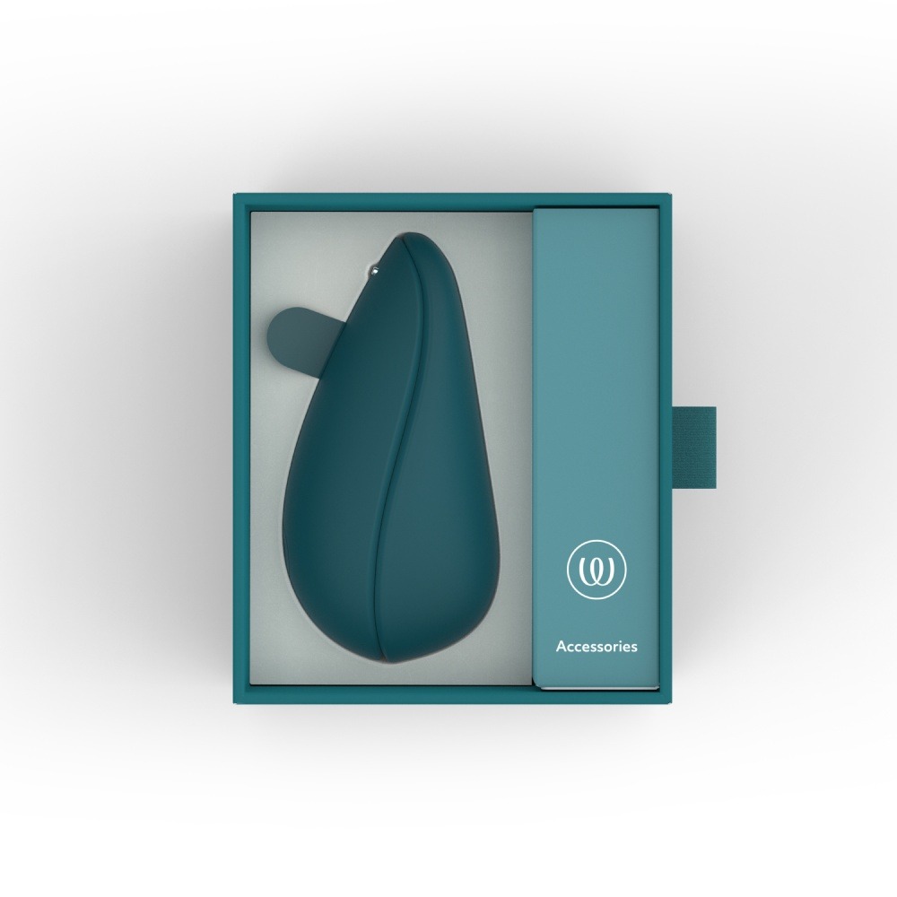 Секс игрушки - Вакуумный клиторальный стимулятор Womanizer Liberty 2 Dark Petrol, синий 2