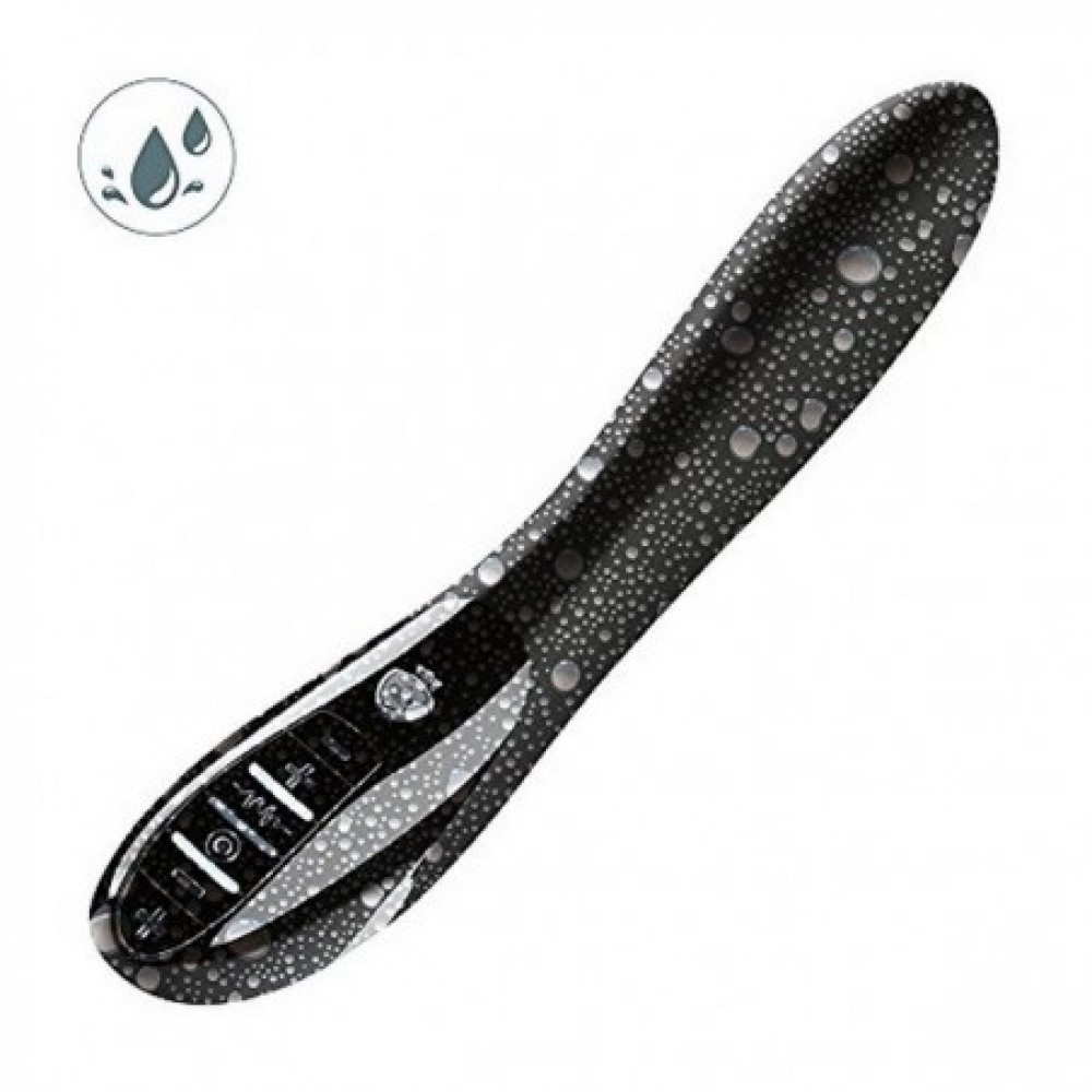 Электростимуляторы - Вибратор с электростимуляцией MYSTIM Electric Eric E-Stim Vibrator - Black 3