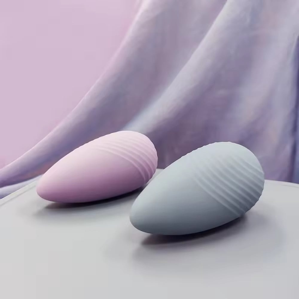 Секс игрушки - Вибратор для клитора с рельефом Sweet Em Velvet Lure, синий 5