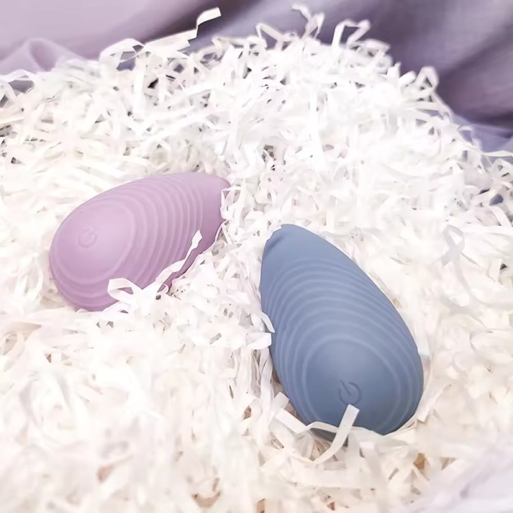 Секс игрушки - Вибратор для клитора с рельефом Sweet Em Velvet Lure, синий 4