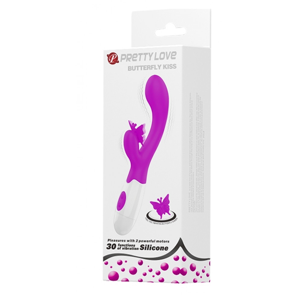 Вибратор - Вибратор серии Pretty Love - BUTTERFLY KISS, BI-014927 3