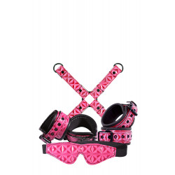 Комплект для связывания NS Novelties SINFUL BONDAGE KIT PINK