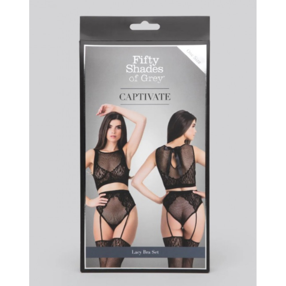 Бодистокинг - Кружевной комплект Fifty Shades of Grey Bra Set one size 1