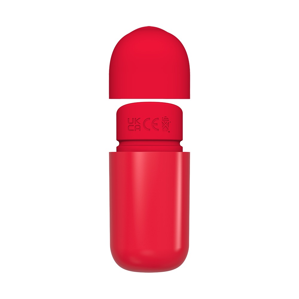 Секс игрушки - Мини вибратор Chisa 69 ECSTASY Marker Pen с вакуумной стимуляцией клитора, красный 2