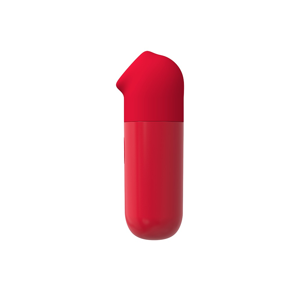 Секс игрушки - Мини вибратор Chisa 69 ECSTASY Marker Pen с вакуумной стимуляцией клитора, красный 4