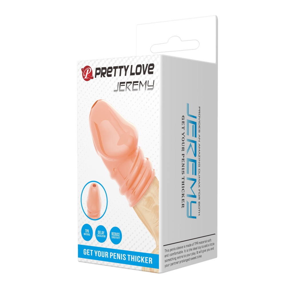 Эрекционные кольца и насадки на член - Насадка стимулирующая Pretty Love - Jeremy Skin, BI-026249 2