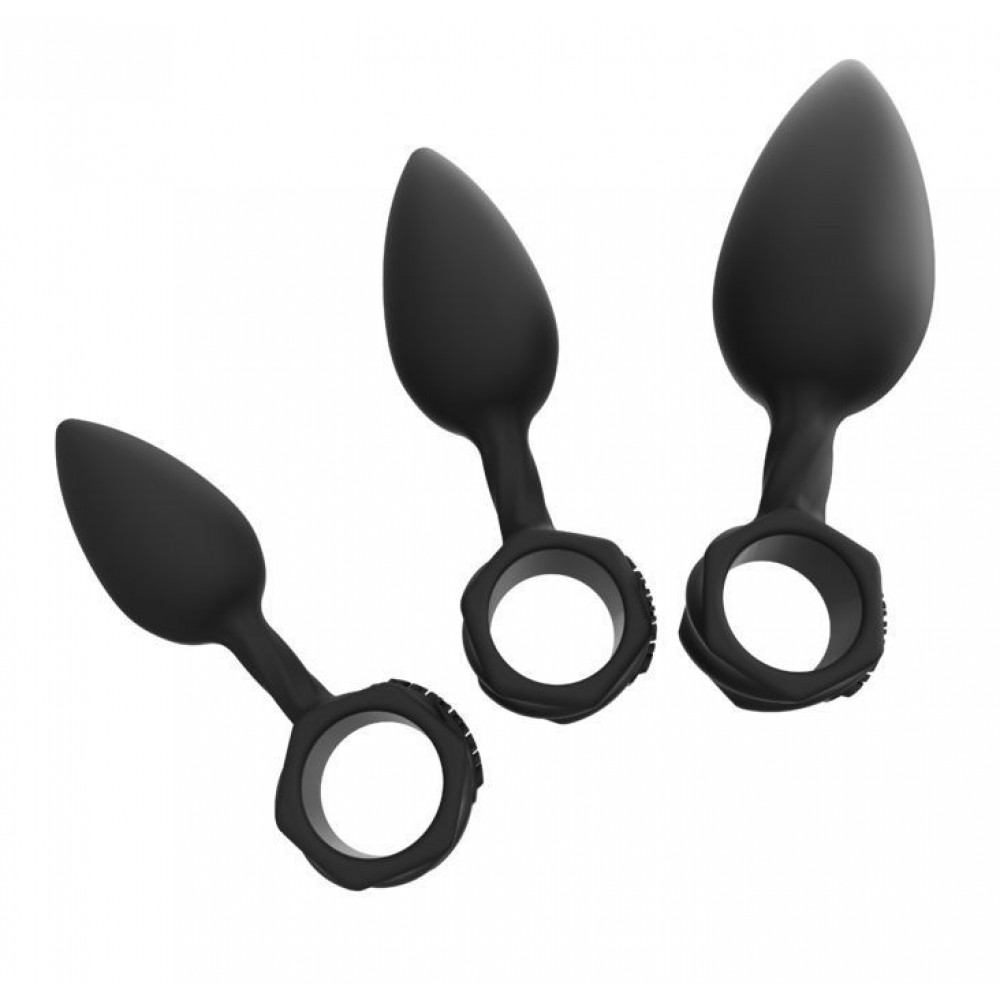 Наборы анальных пробок - Набор анальных пробок Bathmate Anal Training Plugs, диаметр 2,5см - 3,1см - 3,8см