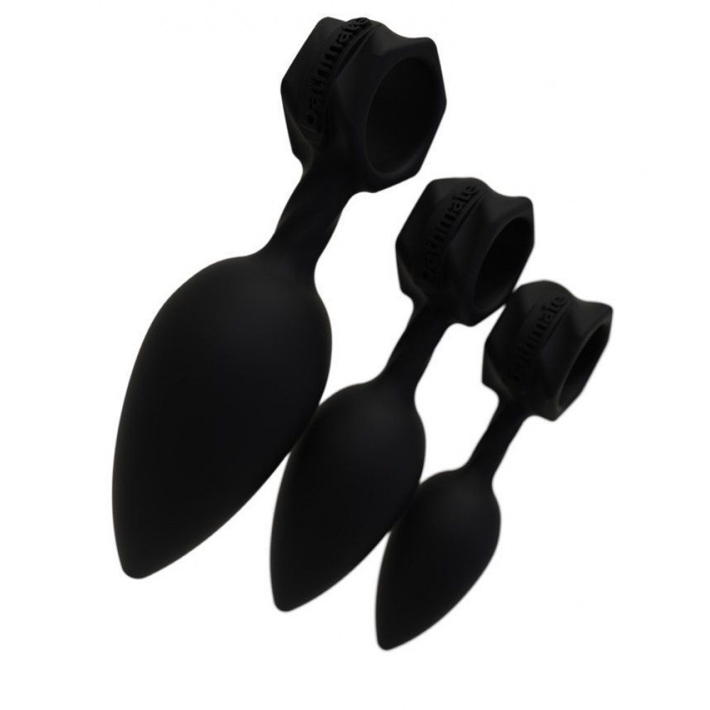 Наборы анальных пробок - Набор анальных пробок Bathmate Anal Training Plugs, диаметр 2,5см - 3,1см - 3,8см 1