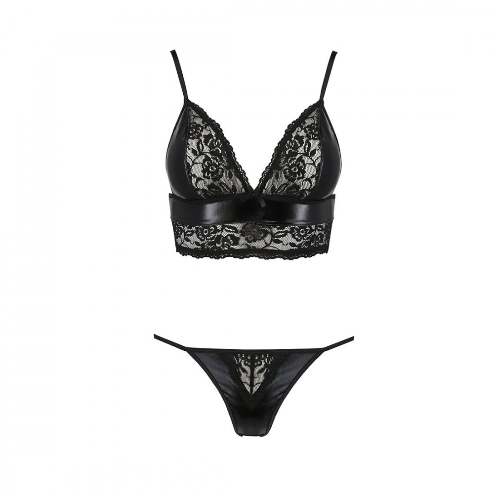 Эротические комплекты - Комплект ASUNA SET black XXL/XXXL Passion 2