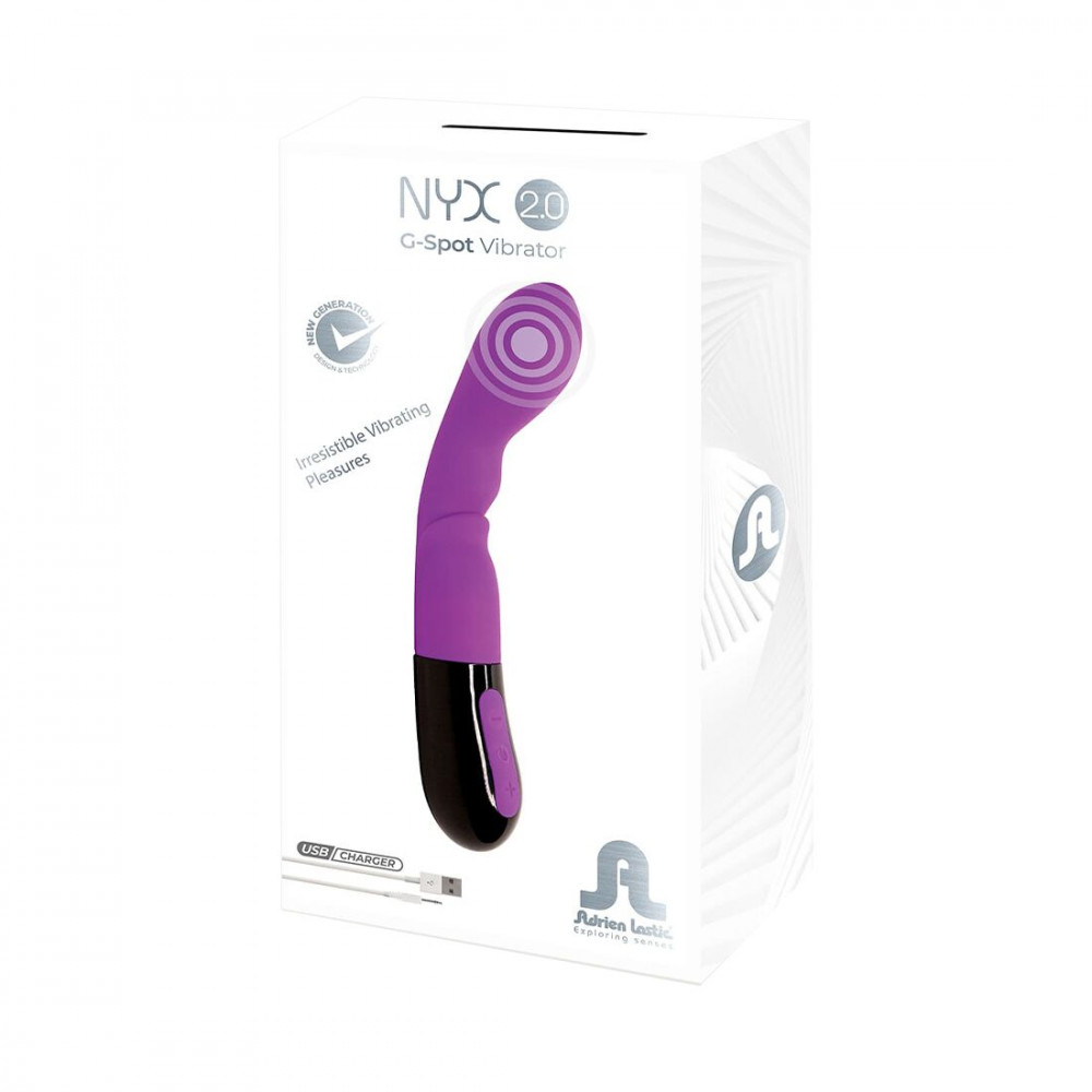 Стимулятор точки G - Вибратор Adrien Lastic Nyx 2.0  стимуляция точки G и входа во влагалище, перезаряжаемый 1