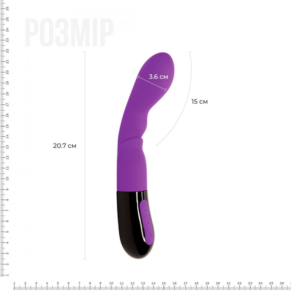 Стимулятор точки G - Вибратор Adrien Lastic Nyx 2.0  стимуляция точки G и входа во влагалище, перезаряжаемый 5