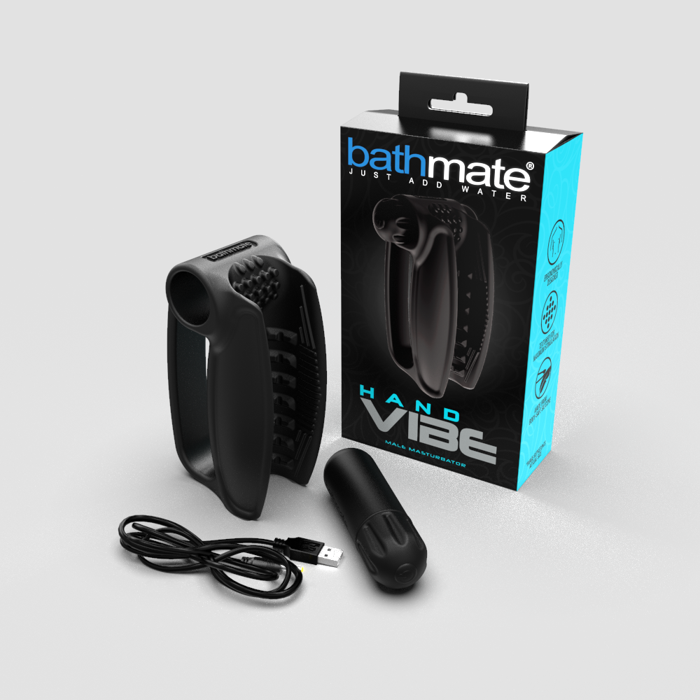 Мастурбаторы с вибрацией - Мастурбатор с вибропулей Bathmate Hand Vibe, 10 режимов, перезаряжаемый 6