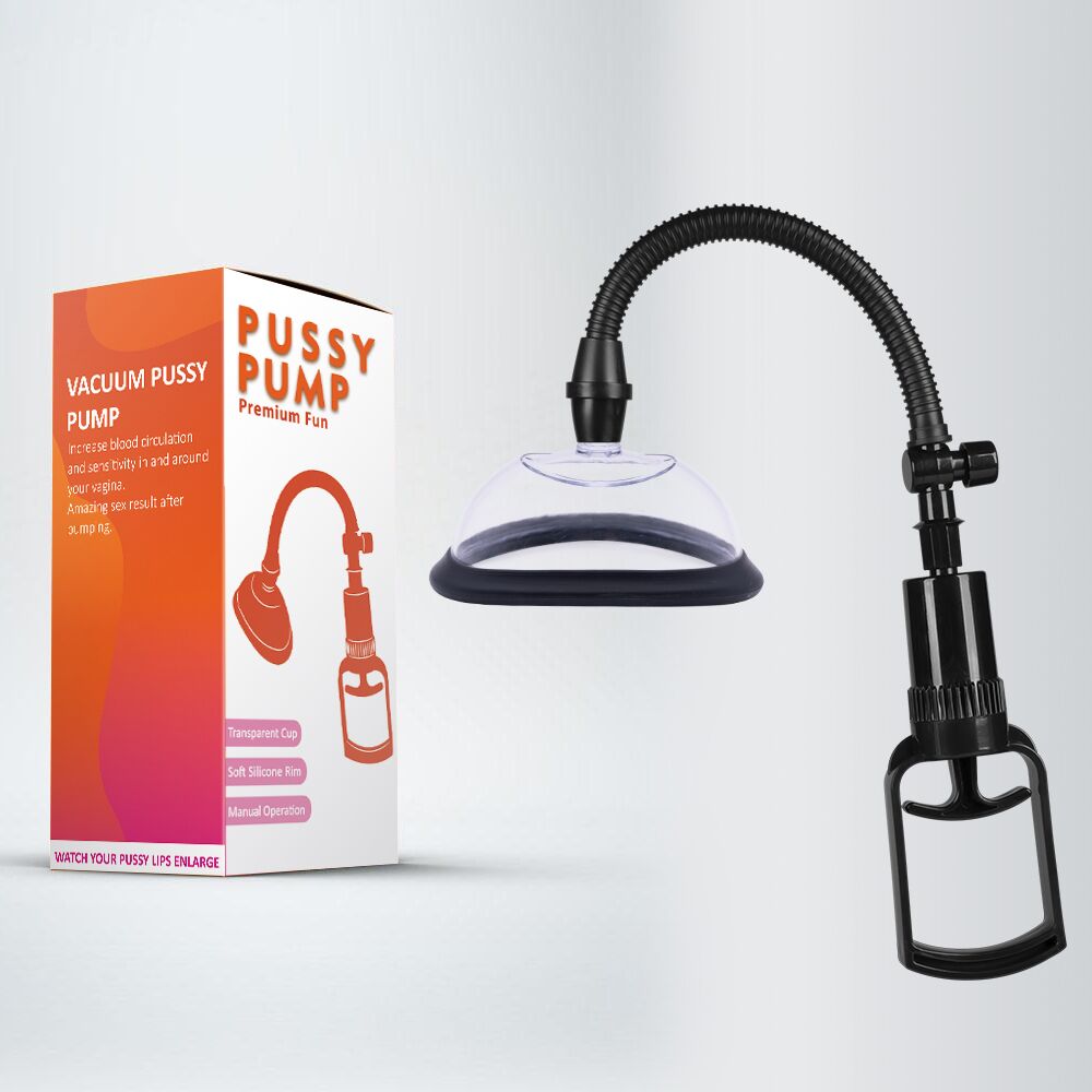 Женские вакуумные помпы - Вакуумная помпа для вульвы Pussy Pump Premium Fun размер S (11 см) 1