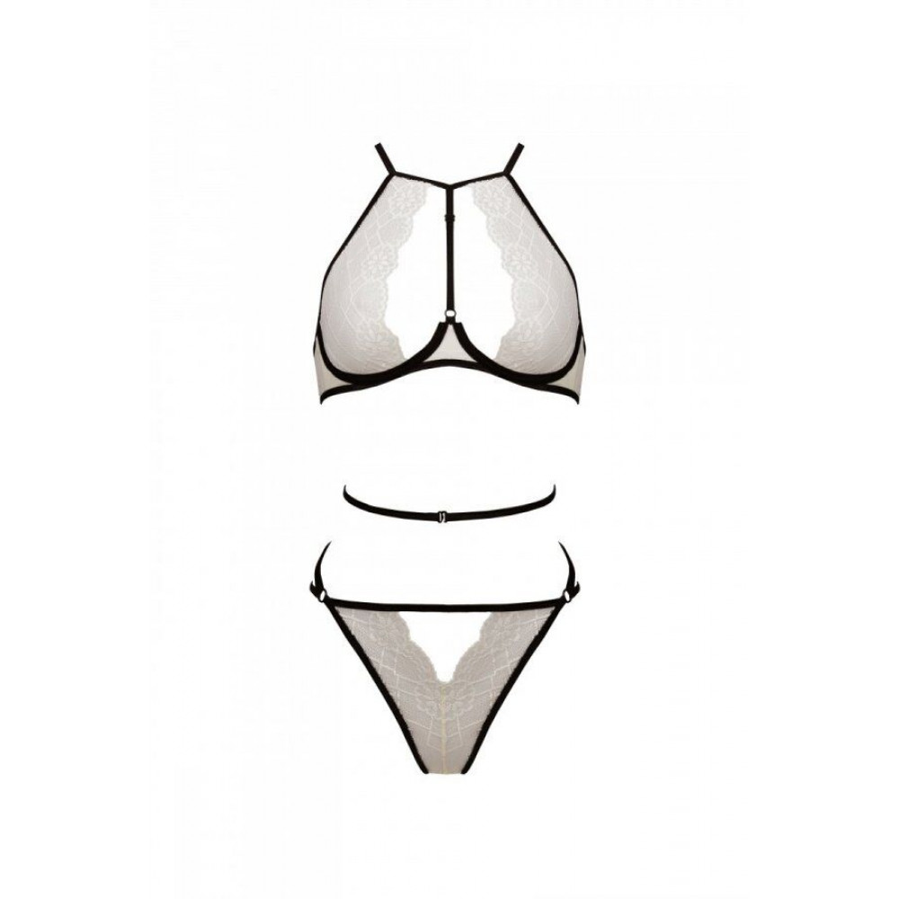 Эротические комплекты - Комплект CHIKA SET cream S/M - Passion 1